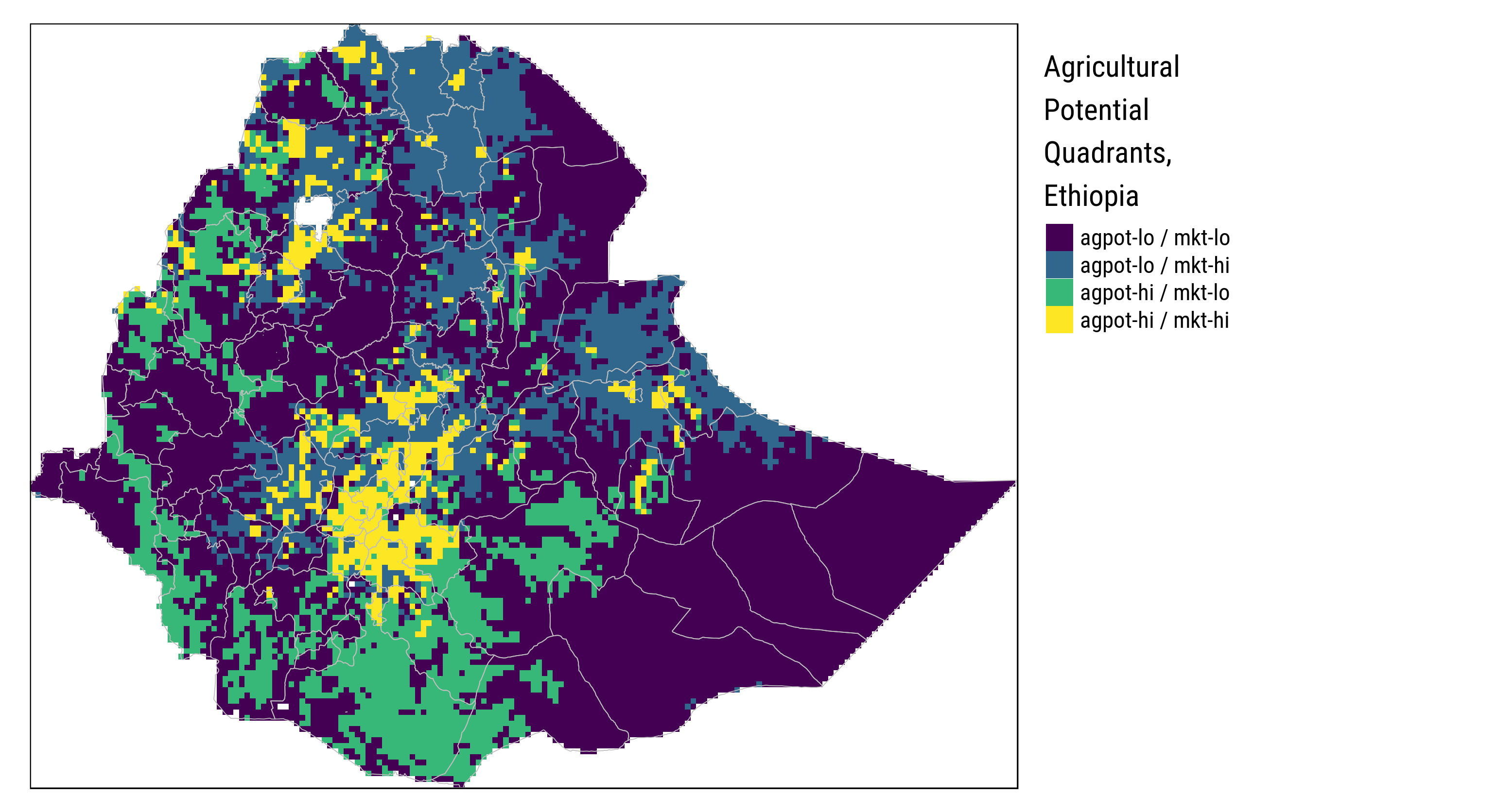 Agricultural Potential Quadrants, Ethiopia