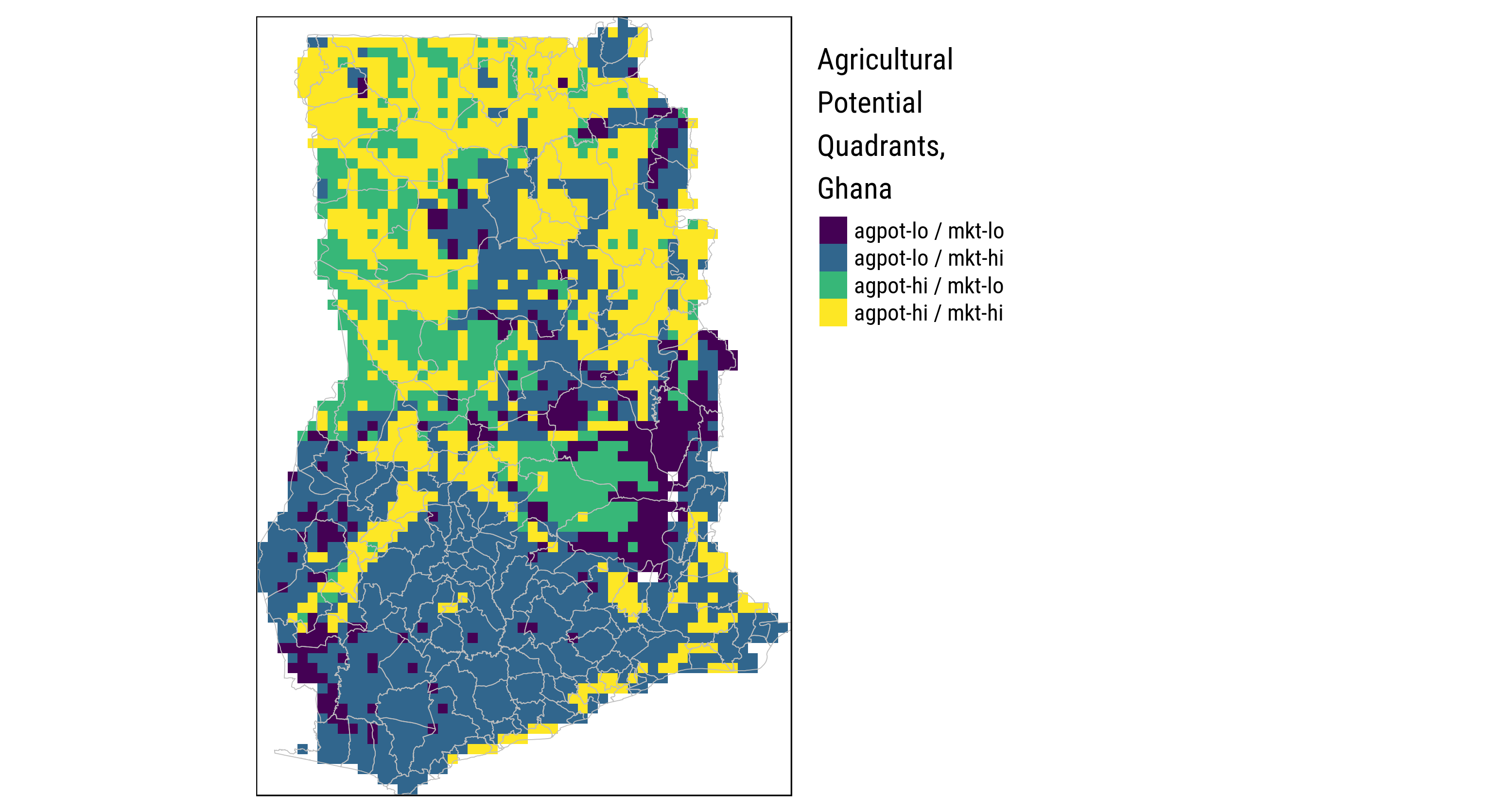 Agricultural Potential Quadrants, Ghana