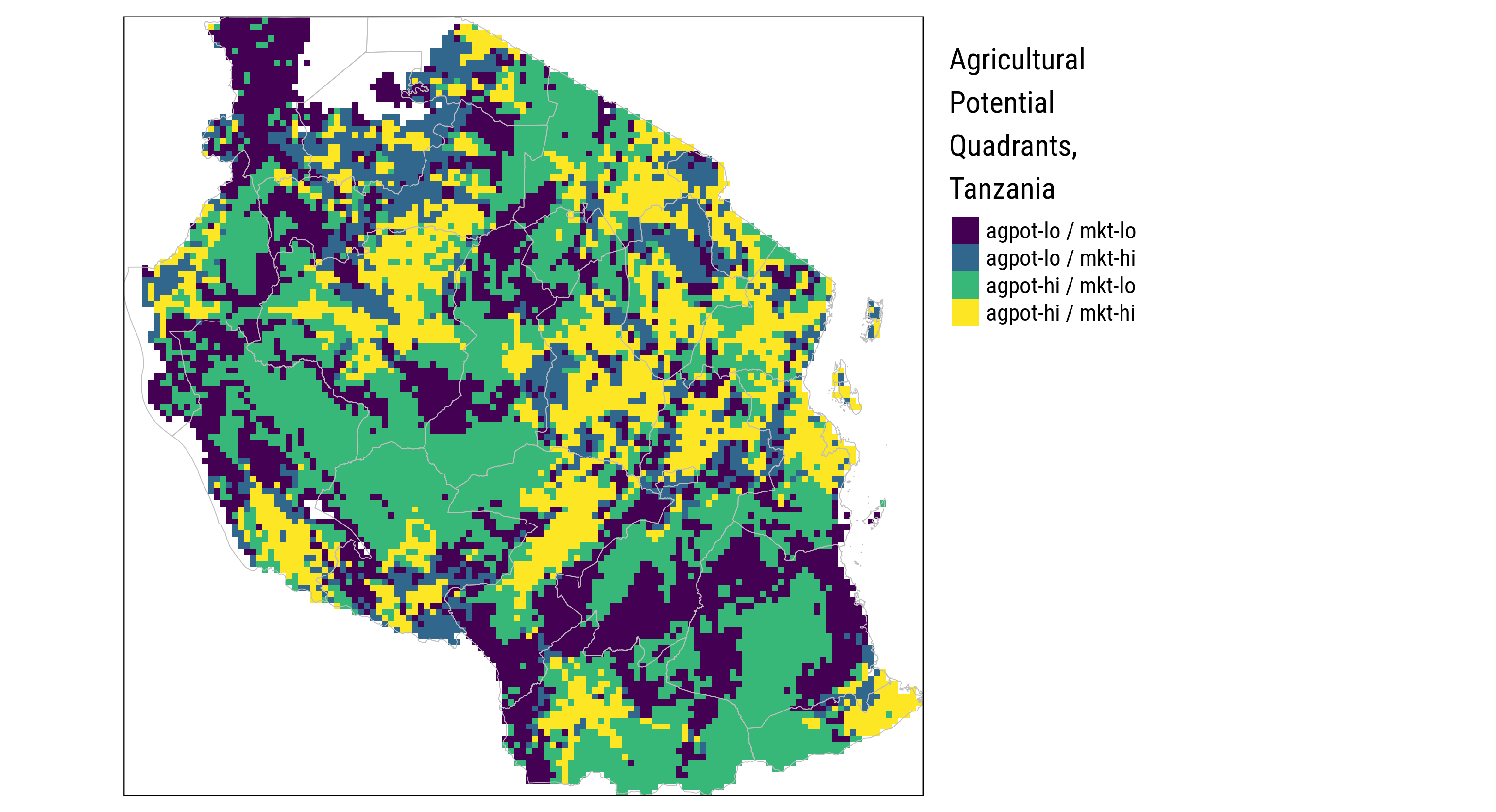 Agricultural Potential Quadrants, Tanzania